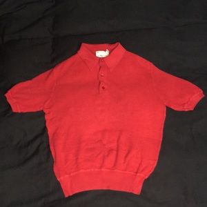 St. Croix Red Knit Polo